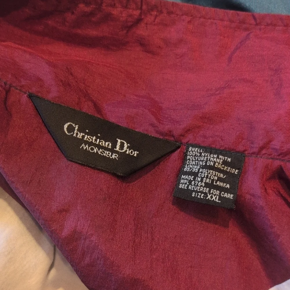 DIOR Monsieur Men's Windbreaker Jacket - XXL - VTG Sportswear - EUC - Picture 2 of 13